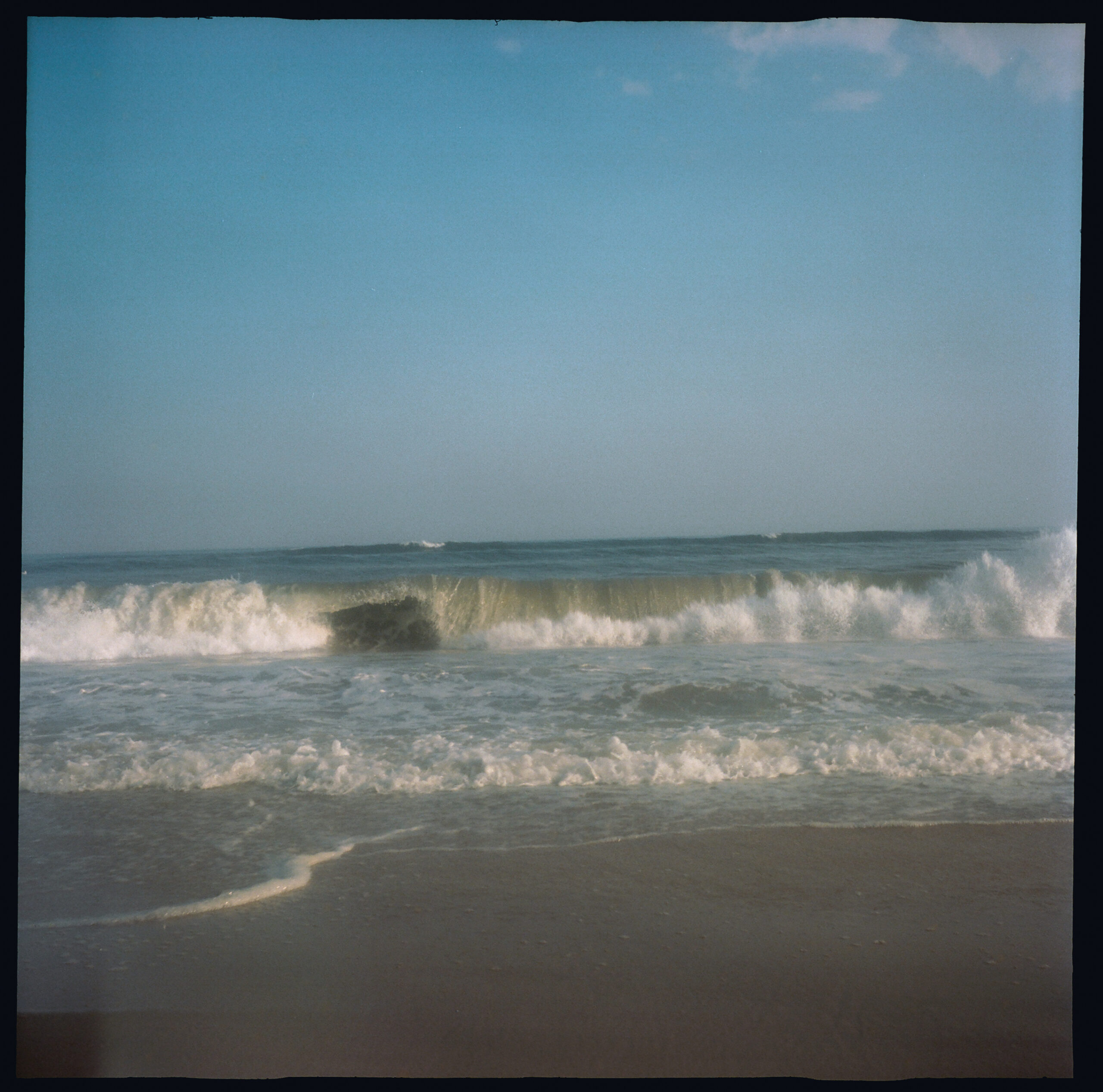 Wave crashing on Mastic Beach